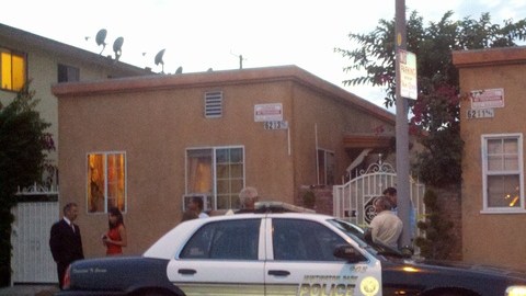 Esta es la casa en Huntington Park de donde fue secuestrada la funcionaria bancaria.