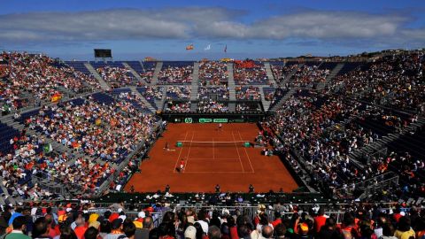 El Parque Hermanos Castro de Gijón ha sido un volcán en erupción a favor de España en la Copa Davis frente a Estados Unidos.