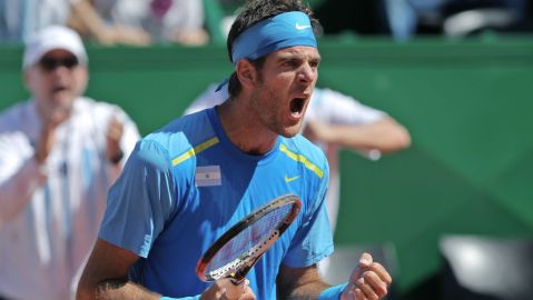 Del Potro juega con el extra cuando se trata de Copa Davis para Argentina.
