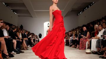 Un modelo de Ralph Lauren al cierre de la Semana de la Moda de Nueva York