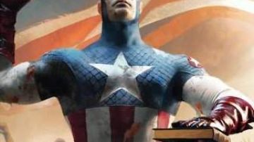 Portada del No. 16 de la publicación donde el Capitán América se convierte en presidente de EEUU.