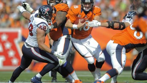 Manning tuvo el balón con 20 segundos por jugarse, pero no logró acercar a los Broncos a la zona de anotación.