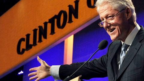 Expresidente Bill Clinton en su  Iniciativa Global, en NY.