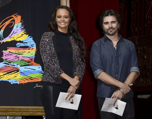 Shaila Dúrcal y Juanes fueron dos de los artistas que participaron en la conferencia donde se dieron a conocer los nominados al Grammy Latino.
