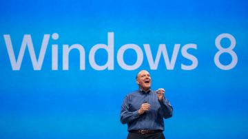 Steve Ballmer, director ejecutivo de Microsoft, explica detalles del sistema operativo Windows 8.