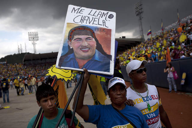 Simpatizantes del candidato opositor en Venezuela Henrique Capriles.