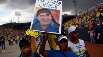 Simpatizantes del candidato opositor en Venezuela Henrique Capriles.