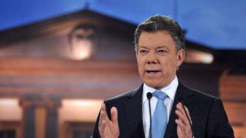 El Presidente de Colombia, Juan Manuel Santos.