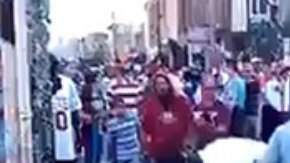 Daisy Guzmán al momento de su arresto.