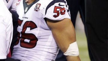 Cushing se lesionó en el segundo cuarto del partido disputado en el MetLife Stadium.