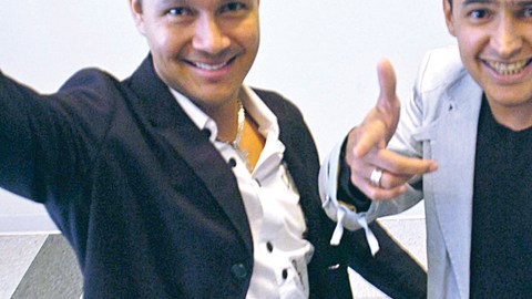 Jimmy Zambrano y Jorge Celedón.