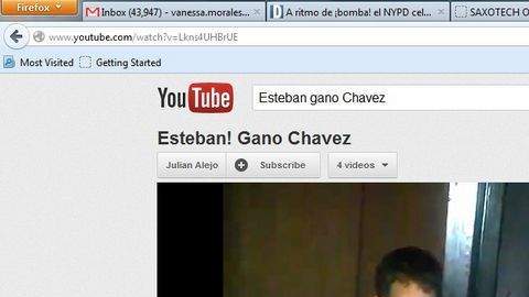 Esteban sin consuelo tras conocer el resultado de la elección en Venezuela.