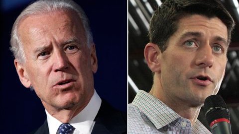 Joe Biden (izq.) y Paul Ryan se enfrentarán el jueves por la noche en el primer -y único- debate vicepresidencial de esta elección.
