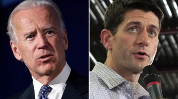 Joe Biden (izq.) y Paul Ryan se enfrentarán el jueves por la noche en el primer -y único- debate vicepresidencial de esta elección.