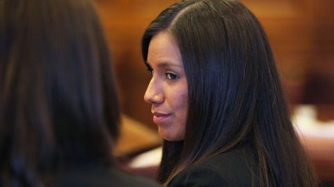 Alexis Wright, una instructora de gimnasia de 29 años, está acusada del delito de prostitución.