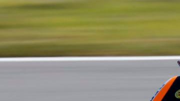 El español Marc Marquez se llevó el Moto 2 Gran Prix en el circuito de Motegi, Japón.