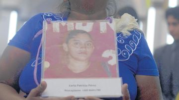 Marte Elena Pérez, la madre nicaragüence de un inmigrante que desapareció mientras viajaba a EEUU.