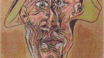 El lienzo titulado “Cabeza de Arlequín”, de Pablo Picasso, fue uno de los robados en Holanda.