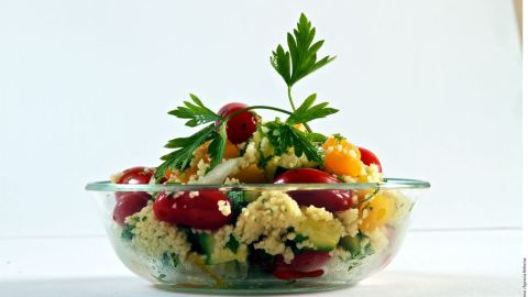 Ensalada de cous-cous.
