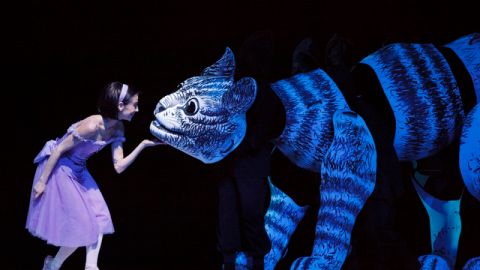 Una escena del ballet 'Alice's Adventures in Wonderland', con Sonia Rodríguez.