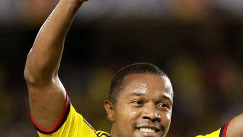 El delantero Dorlan Pabón, jugador de la selección Colombia de fútbol.