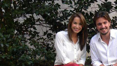 Majida Issa y Andrés Sandoval son los protagonistas de la serie de televisión "Corazones blindados".