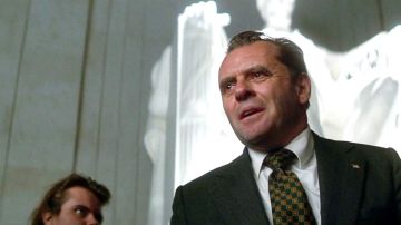 Anthony Hopkins interpretó a Richard Nixon en Nixon (1995).