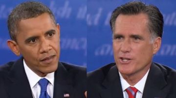 Obama (i), pidió un último impulso para convencer a los indecisos.  Romney por su parte pidió el voto en Florida, un  estado clave.