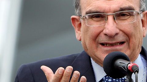 El jefe del equipo de negociadores del Gobierno colombiano con el movimiento de las FARC, Humberto de la Calle.
