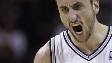 El argentino Manu Ginóobili, de los Spurs de San Antonio.