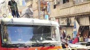 Al menos 11 personas han sido asesinadas y otras 20 heridas en la explosión de un coche-bomba en Al Rawda, en Jaramana, al sur de Damasco, Siria, el lunes pasado.