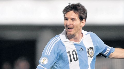 Lionel Messi, el líder de la selección argentina, que lidera las eliminatorias sudamericanas para el Mundial de Brasil 2014.