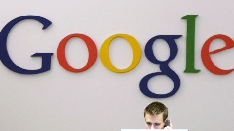 Un empleado de la empresa Google en NY.