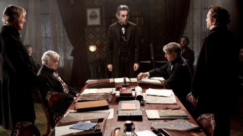 Daniel Day Lewis (centro) es la estrella de 'Lincoln', de Steven Spielberg, que cierra el festival.