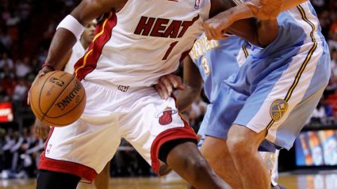 Heat de Miami logró un triunfo en los últimos segundos sobre Nuggets de Miami