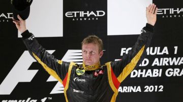 El piloto finlandés Kimi Raikkonen ganó el Gran Premio de Abu Dabi