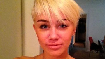 La cantante Miley Cyrus.