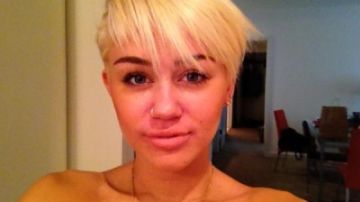 La cantante Miley Cyrus.