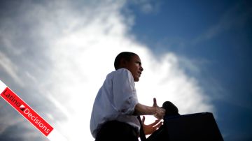El Presidente Barack Obama habla durante un acto de campaña en Las Vegas, el jueves 1o. de noviembre de 2012.