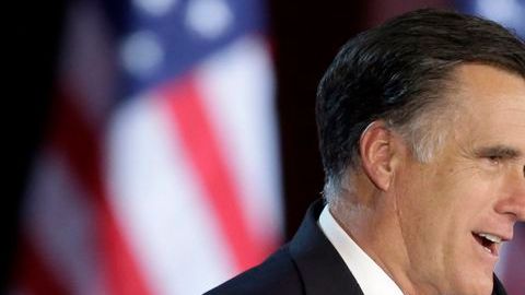 El candidato republicano Mitt Romney.