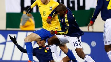 Brasil y Colombia igualan 1-1 en amistoso realizado en Nueva Jersey.
