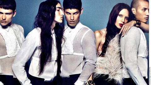 Lea T para Givenchy. Las modelos transexuales han tomado las pasarelas en Brasil.