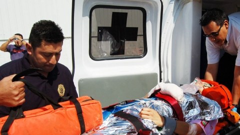 Gorrostieta Salazar, tras el ataque en el que murió su esposo el 15 de octubre de 2009.