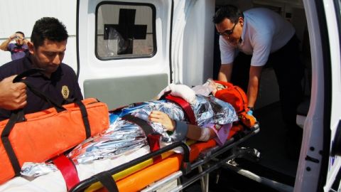 Gorrostieta Salazar, tras el ataque en el que murió su esposo el 15 de octubre de 2009.