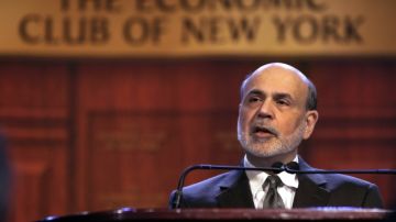 El presidente de la Reserva Federal (Fed) de Estados Unidos, Ben Bernanke durante su visita a la Gran Manzana advirtió un posible abismo fiscal.
