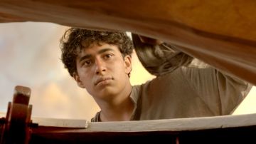 Suraj Sharma es Pi Patel en la cinta 'Life of Pi', que se estrenó ayer en cines.
