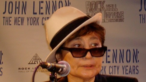 Yoko Ono se ha inspirado en John Lennon.