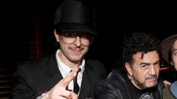 Ulises Lozano, Sergio Arau, Gilberto Cerezo y Diego Luna en el estreno de 'Hecho En México', el martes en LA.