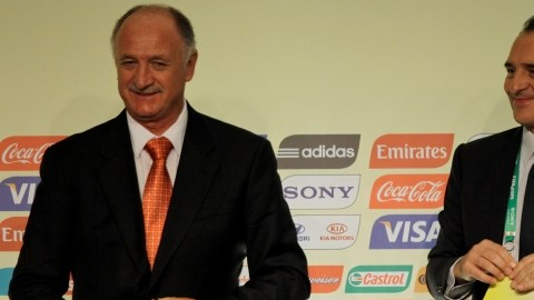 Luiz Felipe Scolari no teme a rivales "que pongan en jaque" a Brasil.
