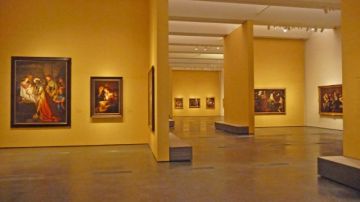 Aspecto general de la muestra 'Bodies and Shadows: Caravaggio and His Legacy', que se presenta en el LACMA hasta el 10 de febrero de 2013.